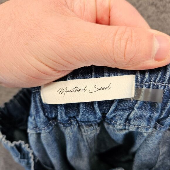 Mustard Seed Pants‎ Womens Medium 28x26 Denim Elastic Waist - Picture 6 of 10
